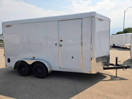 New 2027 H&H Trailers 7x14 HH Series Round Top V-Nose 7K Cargo / Enclosed Trailer