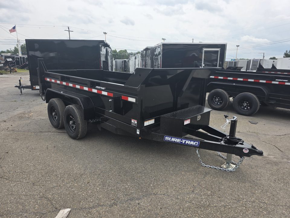 New 2026 Sure-Trac 6X12 10K - RAMPS Dump Trailer