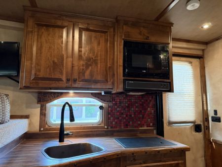 Used 2014 4-Star Trailers 3H 11' Trail Boss LQ Horse Trailer