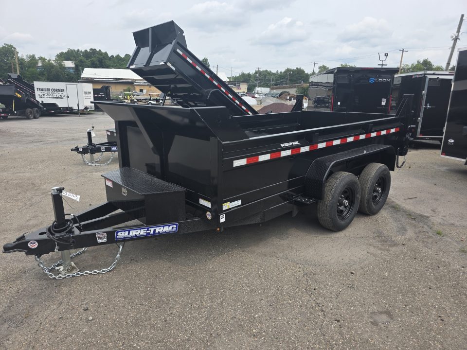 New 2026 Sure-Trac 6X12 10K - RAMPS Dump Trailer