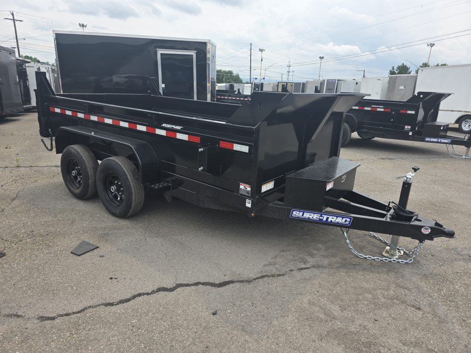 New 2026 Sure-Trac 6X12 10K - RAMPS Dump Trailer