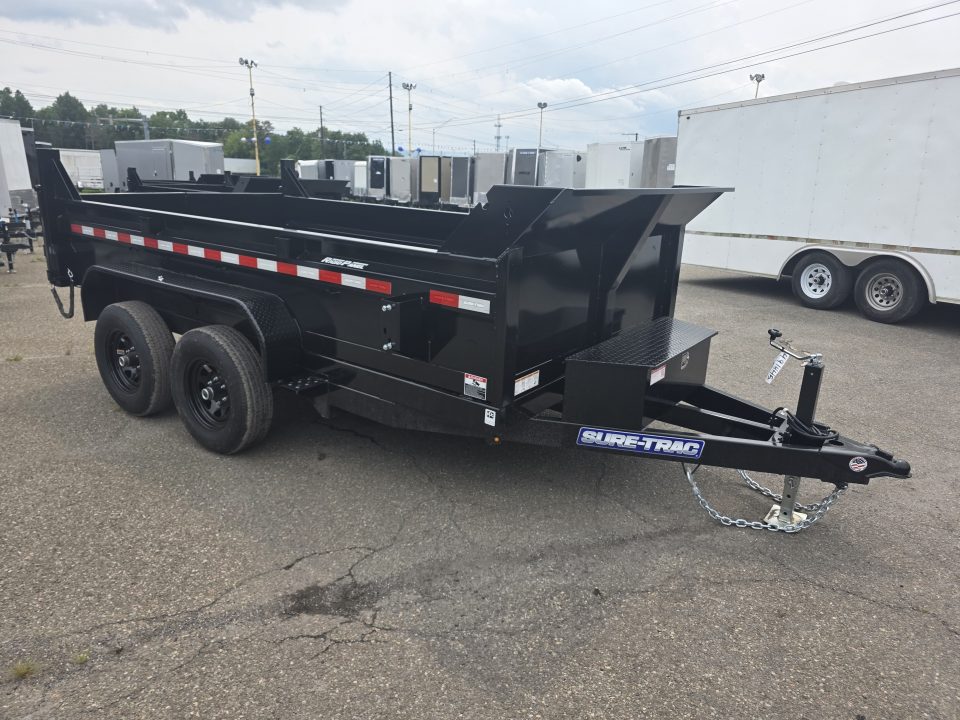 New 2027 Sure-Trac 6X12 10K - RAMPS Dump Trailer