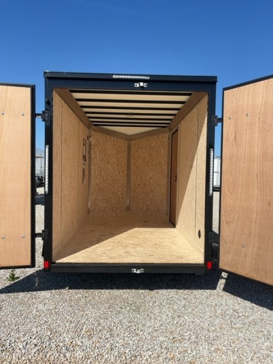 New SAHARA DESERT BEIGE 2026 Impact Trailers 6 x 10 Tremor SE Flat Top Sloped V-Nose 3K Cargo / Enclosed Trailer