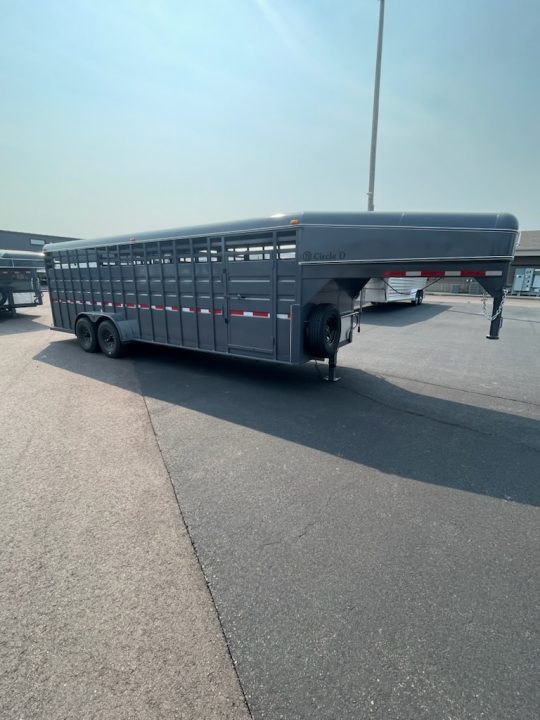 New 2027 Circle D 6'8x24 Stock Trailer