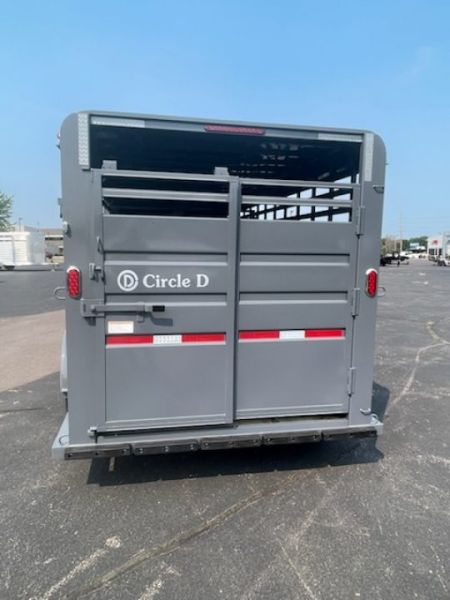New 2027 Circle D 6'8x24 Stock Trailer