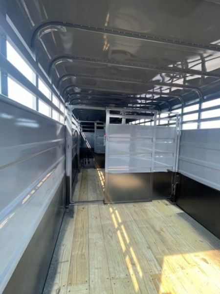 New 2027 Circle D 6'8x24 Stock Trailer