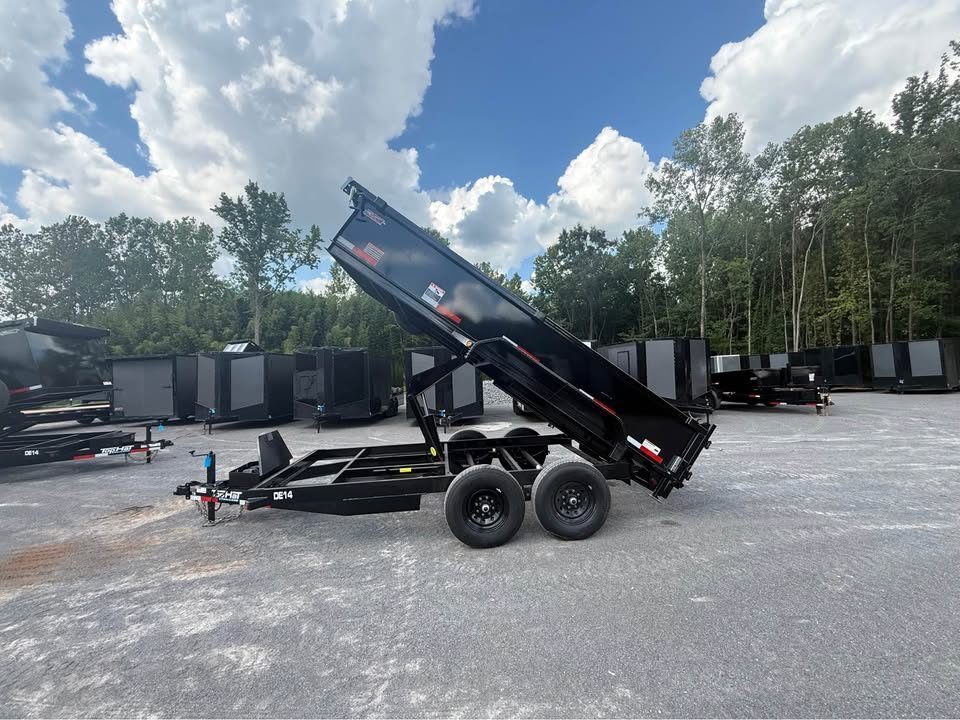 New 2026 Top Hat 7x14x2 14k Dump Trailer