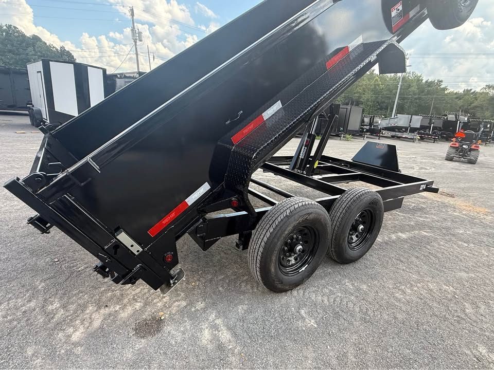 New 2026 Top Hat 7x14x2 14k Dump Trailer