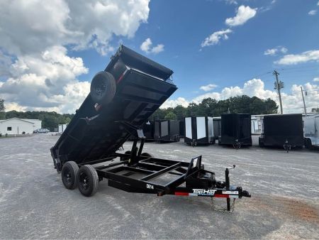 New 2026 Top Hat 7x14x2 14k Dump Trailer
