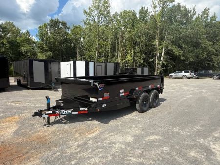 New 2026 Top Hat 7x14x2 14k Dump Trailer