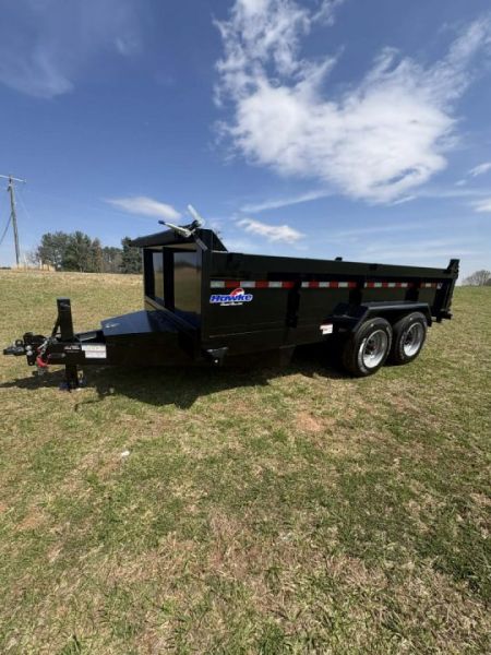 New 2027 Hawke Trailers 7 X 14 17K Low Profile Dump Trailer