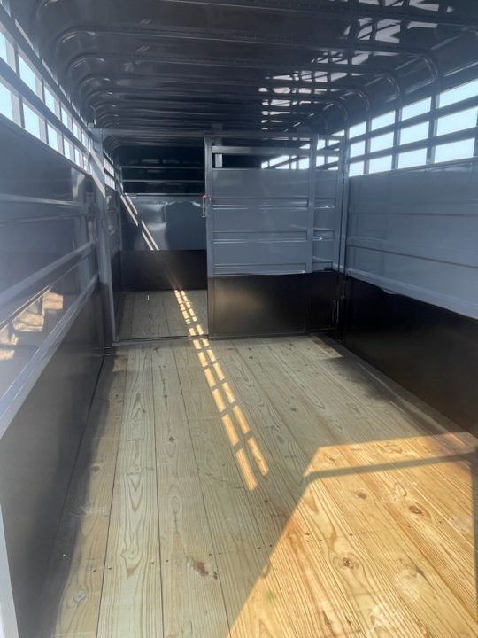 New 2027 Circle D 6'8x20 Stock Trailer