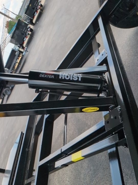 New 2027 Top Hat Trailers Channel Frame Economy Dump 14K 7X14 DE14 Dump Trailer