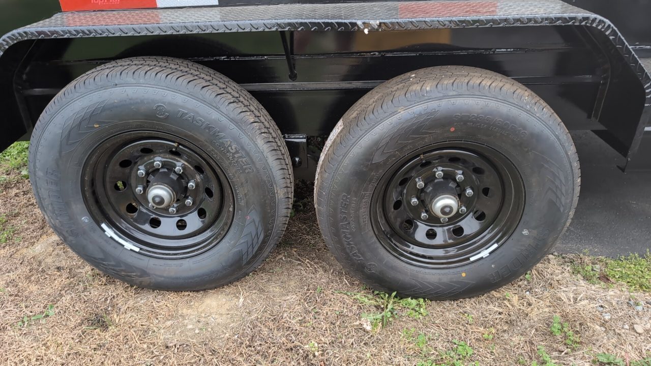 New 2027 Top Hat Trailers Channel Frame Economy Dump 14K 7X14 DE14 Dump Trailer