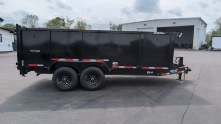 New 2026 Top Hat Trailers Low Profile Dump 140 14K 7X16 DX14 Dump Trailer