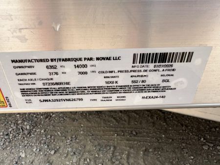 New 2027 H&H Trailers 24' Aluminum Speed Loader Tilt Trailer