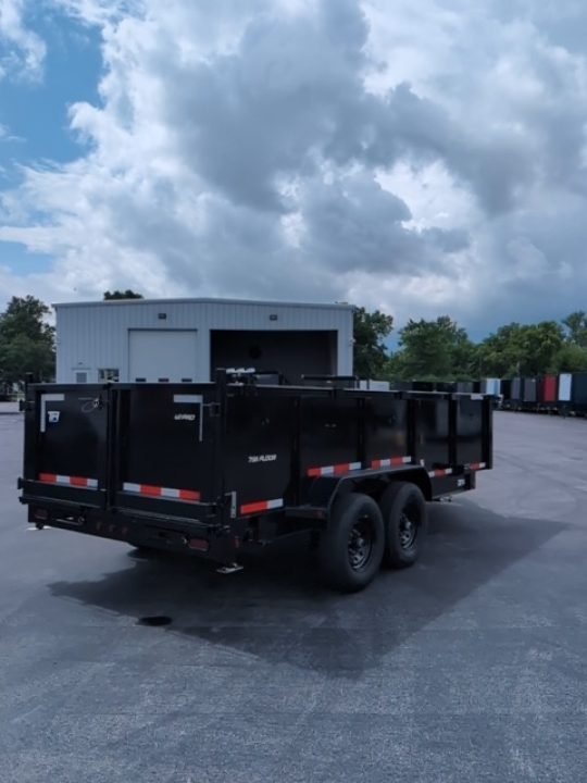 New 2027 Top Hat Trailers Low Profile Dump 140 14K 7X16 DX14 Dump Trailer