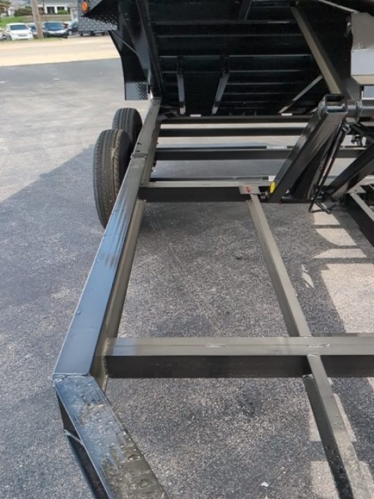 New 2027 Top Hat Trailers Low Profile Dump 140 14K 7X16 DX14 Dump Trailer
