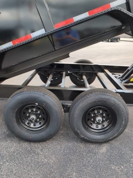 New 2027 Top Hat Trailers Low Profile Dump 140 14K 7X16 DX14 Dump Trailer