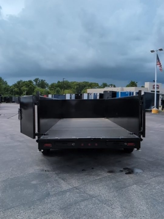 New 2027 Top Hat Trailers Low Profile Dump 140 14K 7X16 DX14 Dump Trailer