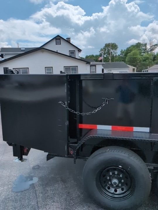 New 2027 Top Hat Trailers Low Profile Dump 140 14K 7X16 DX14 Dump Trailer