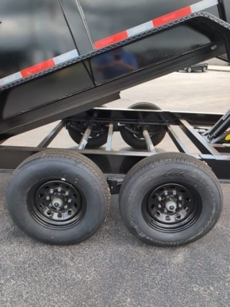 New 2027 Top Hat Trailers Low Profile Dump 140 14K 7X16 DX14 Dump Trailer