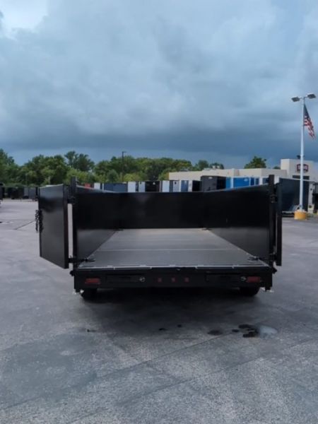 New 2027 Top Hat Trailers Low Profile Dump 140 14K 7X16 DX14 Dump Trailer