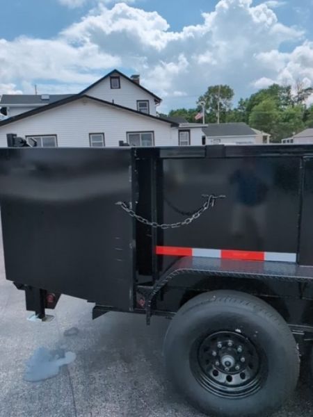 New 2027 Top Hat Trailers Low Profile Dump 140 14K 7X16 DX14 Dump Trailer