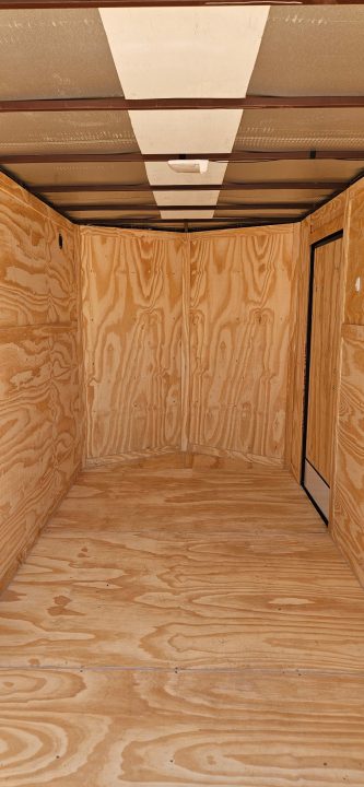 New 2026 Family Trailer 6x12 Tandem Axles Cargo / Enclosed Trailer- Screwless Exterior-Blackout Pkg- Rear Spoiler