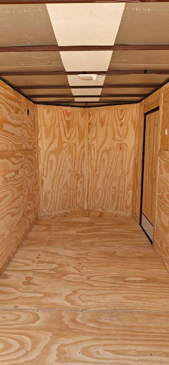 New 2026 Family Trailer 6x12 Tandem Axles Cargo / Enclosed Trailer- Screwless Exterior-Blackout Pkg- Rear Spoiler