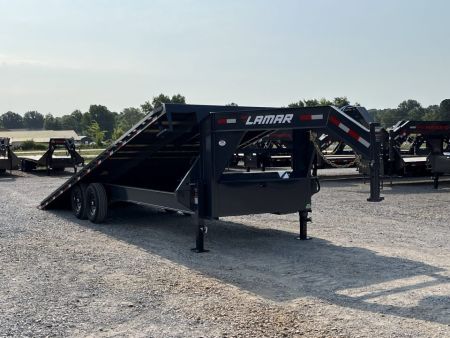 New 2027 Lamar Gooseneck Deckover Tilt | 102  x 24' 14K GVWR