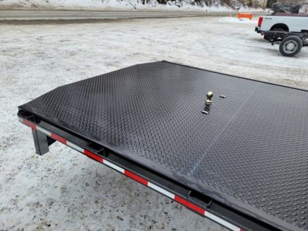 New Zimmerman Truck Bodies DRW Longbed 8' Flatbed with B&W Turnover Ball 3000XL