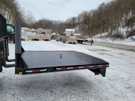 New Zimmerman Truck Bodies DRW Longbed 8' Flatbed with B&W Turnover Ball 3000XL