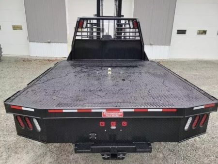 New Zimmerman Flatbed 60" CA DRW Chassis 97x114 with B&W Turnover Ball 3000XL