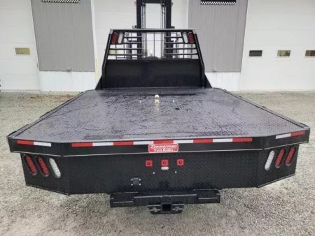 New Zimmerman Flatbed 60" CA DRW Chassis 97x114 with B&W Turnover Ball 3000XL