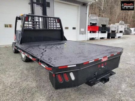 New Zimmerman Flatbed 60" CA DRW Chassis 97x114 with B&W Turnover Ball 3000XL