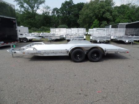 New 2026 ALCOM 7X18 all aluminum frame and deck, 9,990 lb. GVWR Car Hauler