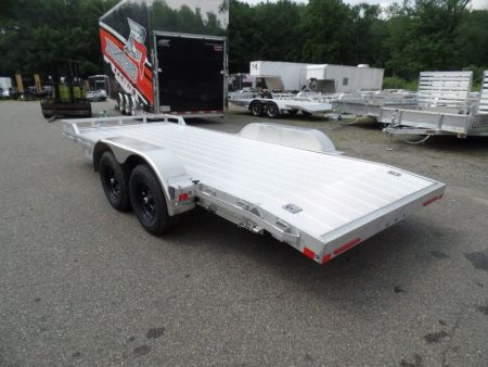 New 2026 ALCOM 7X18 all aluminum frame and deck, 9,990 lb. GVWR Car Hauler