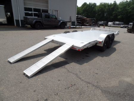 New 2026 ALCOM 7X18 all aluminum frame and deck, 9,990 lb. GVWR Car Hauler