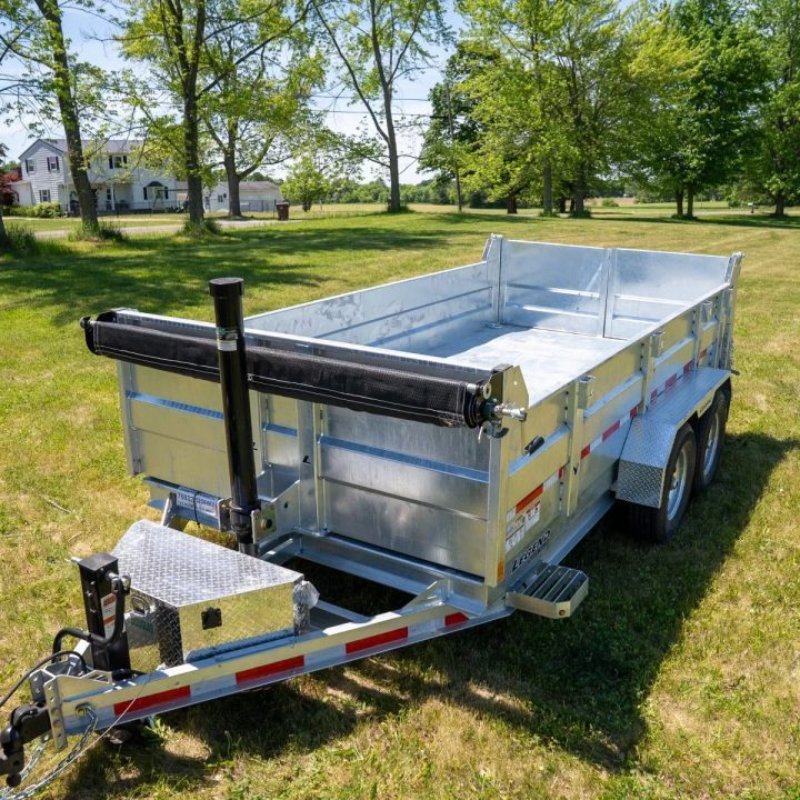 New 2027 Legend 7x12 GALVANIZED Lo Pro Equipment Dump - INTRO PRICING!!!