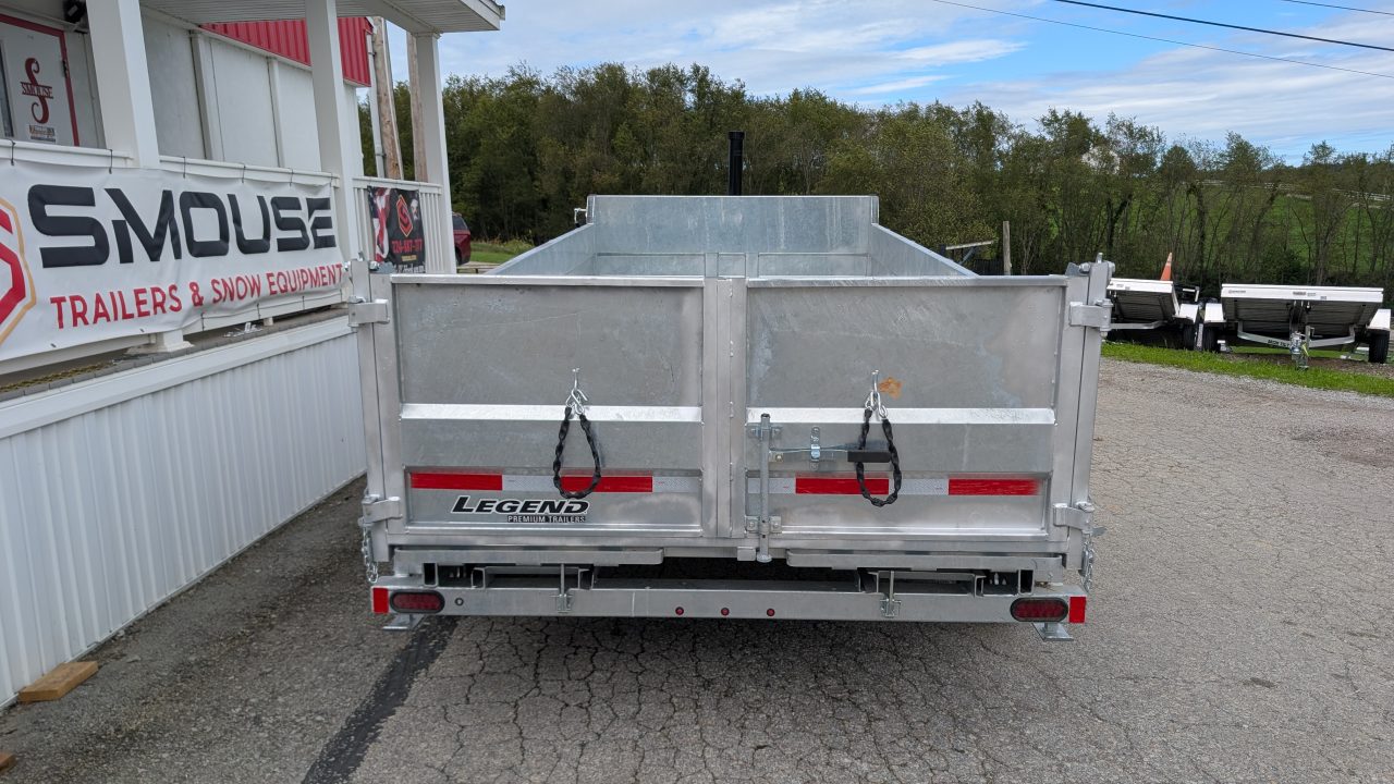 New 2027 Legend 7x16 GALVANIZED Lo Pro Equipment Dump - INTRO PRICING!!!