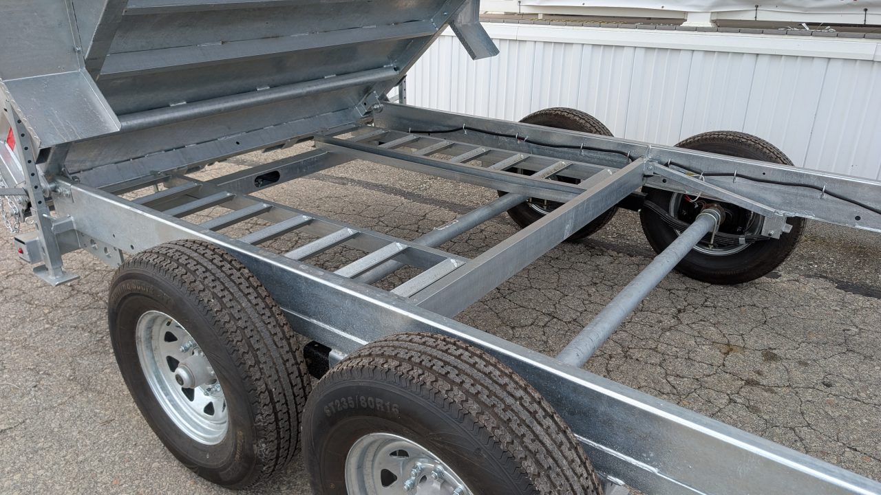 New 2027 Legend 7x16 GALVANIZED Lo Pro Equipment Dump - INTRO PRICING!!!
