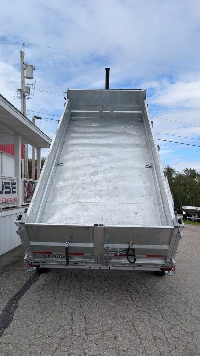 New 2027 Legend 7x16 GALVANIZED Lo Pro Equipment Dump - INTRO PRICING!!!