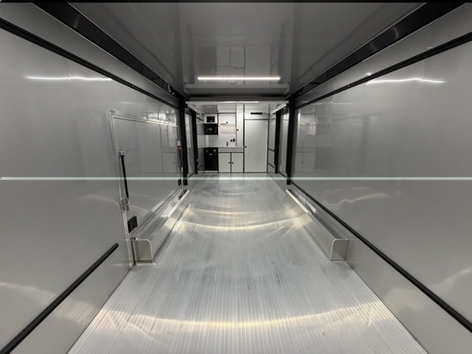 New 2026 8.5x28 ATC Race Trailer with Bathroom