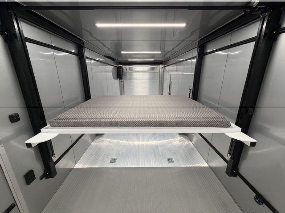 New 2026 8.5x28 ATC Race Trailer with Bathroom