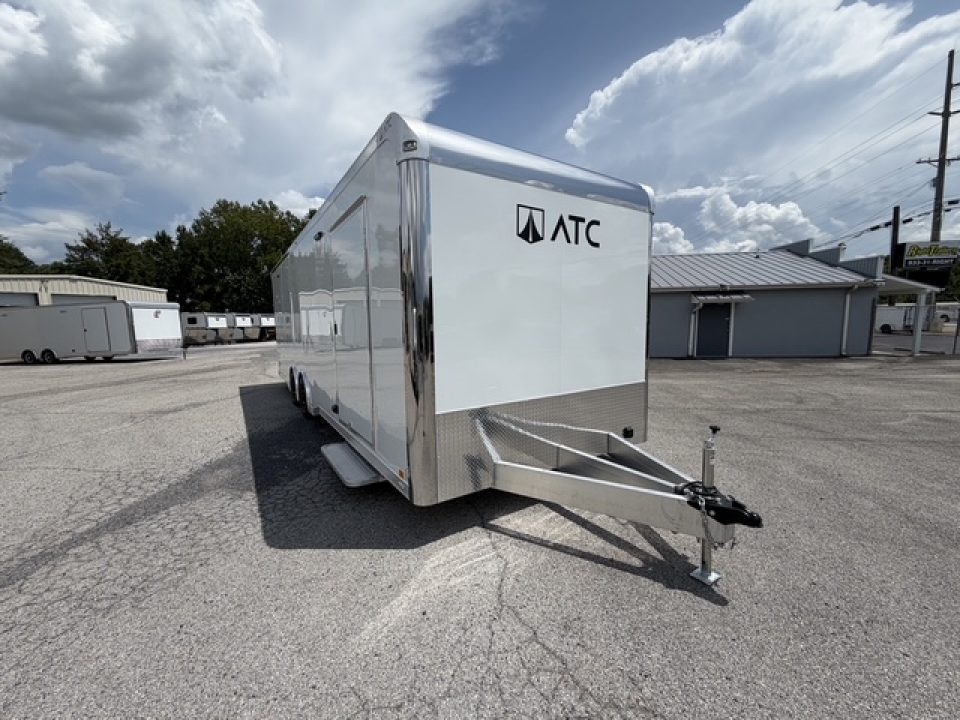 New 2026 8.5x28 ATC Race Trailer with Bathroom