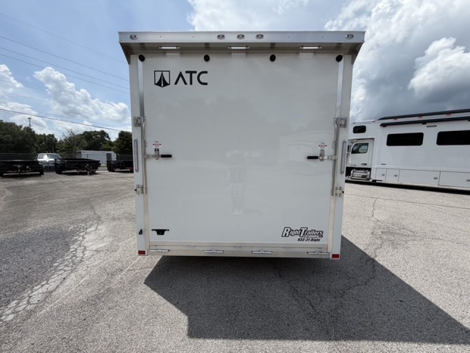 New 2026 8.5x28 ATC Race Trailer with Bathroom