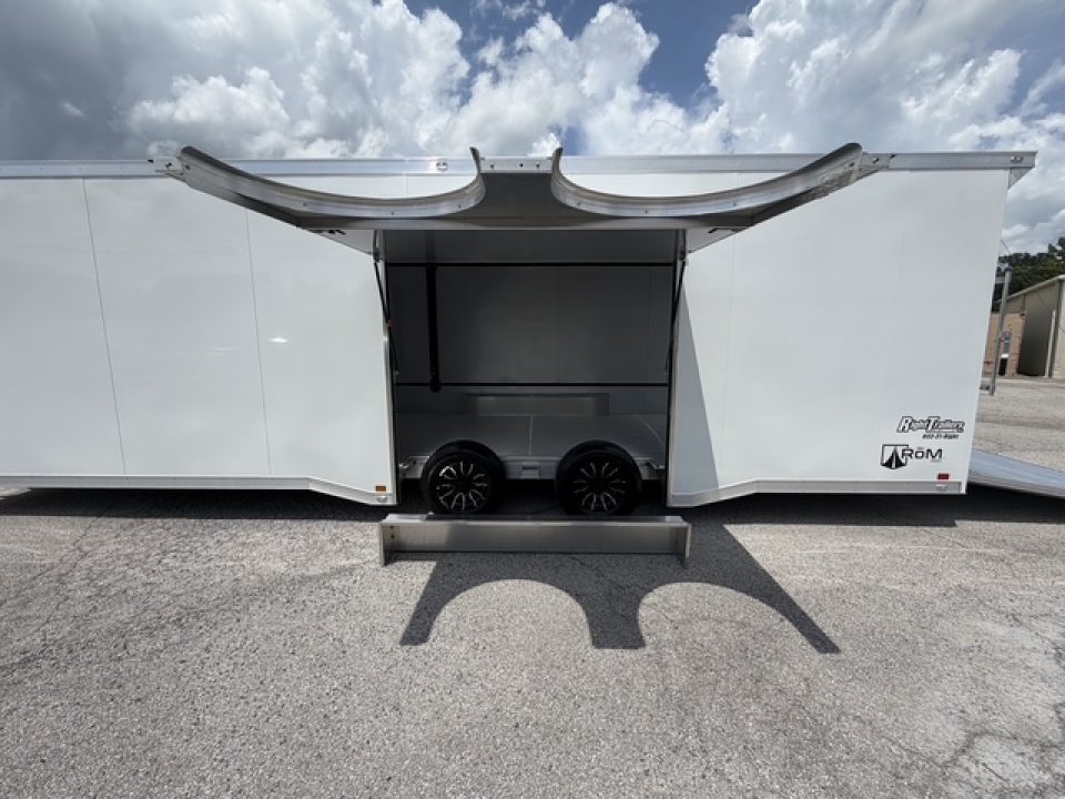 New 2026 8.5x28 ATC Race Trailer with Bathroom