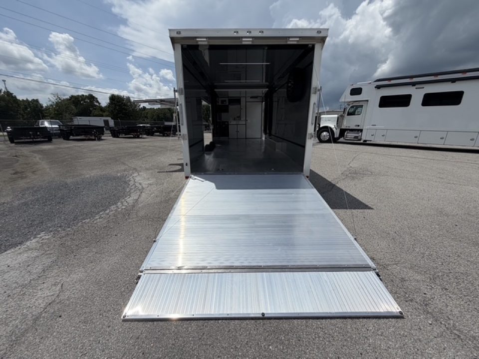 New 2026 8.5x28 ATC Race Trailer with Bathroom