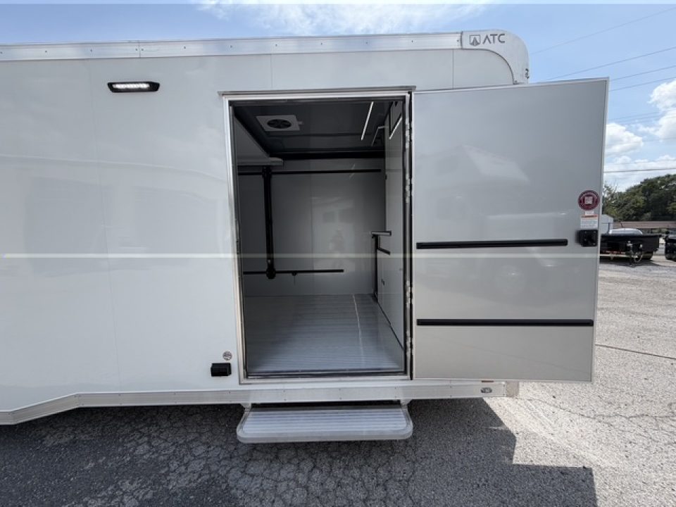 New 2026 8.5x28 ATC Race Trailer with Bathroom